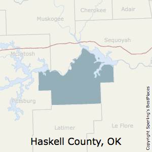 county haskell oklahoma maps